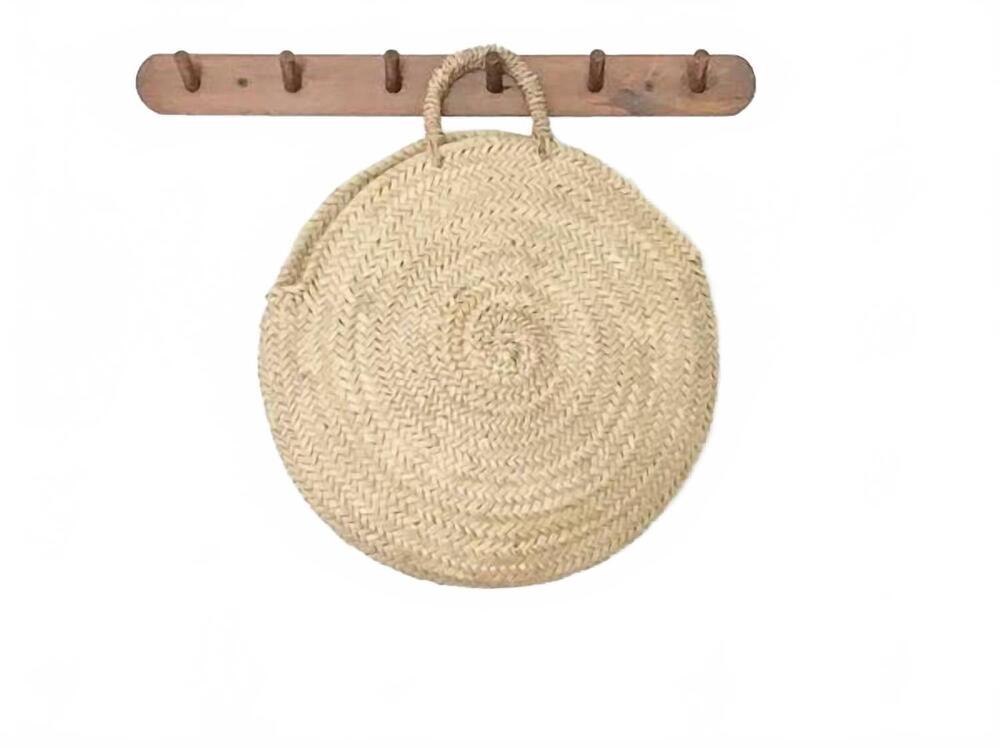 NEW PANIER DES SENS beach straw bag moroccan basket in natural